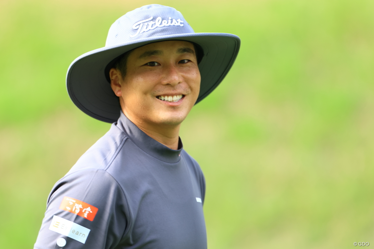 昨年大会に続き首位タイで決勝ラウンドに進んだ勝俣陵