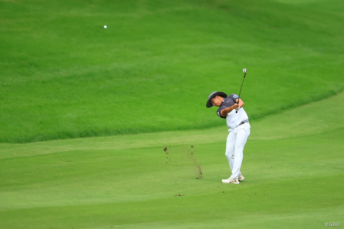 好調なショットをバーディ量産につなげている