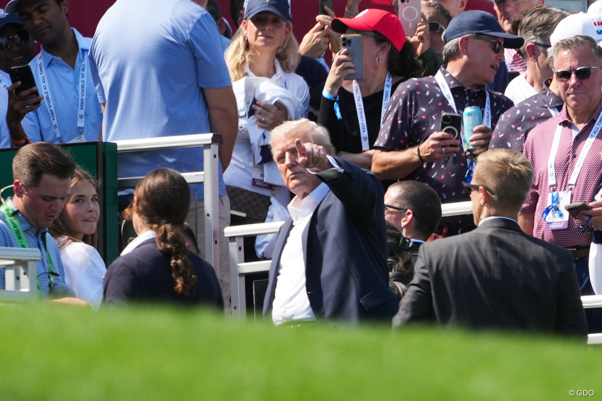 トランプ大統領も来場した