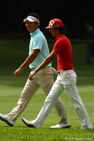 2011年 ダイヤモンドカップゴルフ 初日 薗田峻輔、石川遼