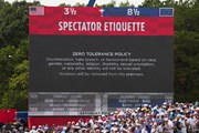 2025年 ライダーカップ 2日目 観戦エチケット