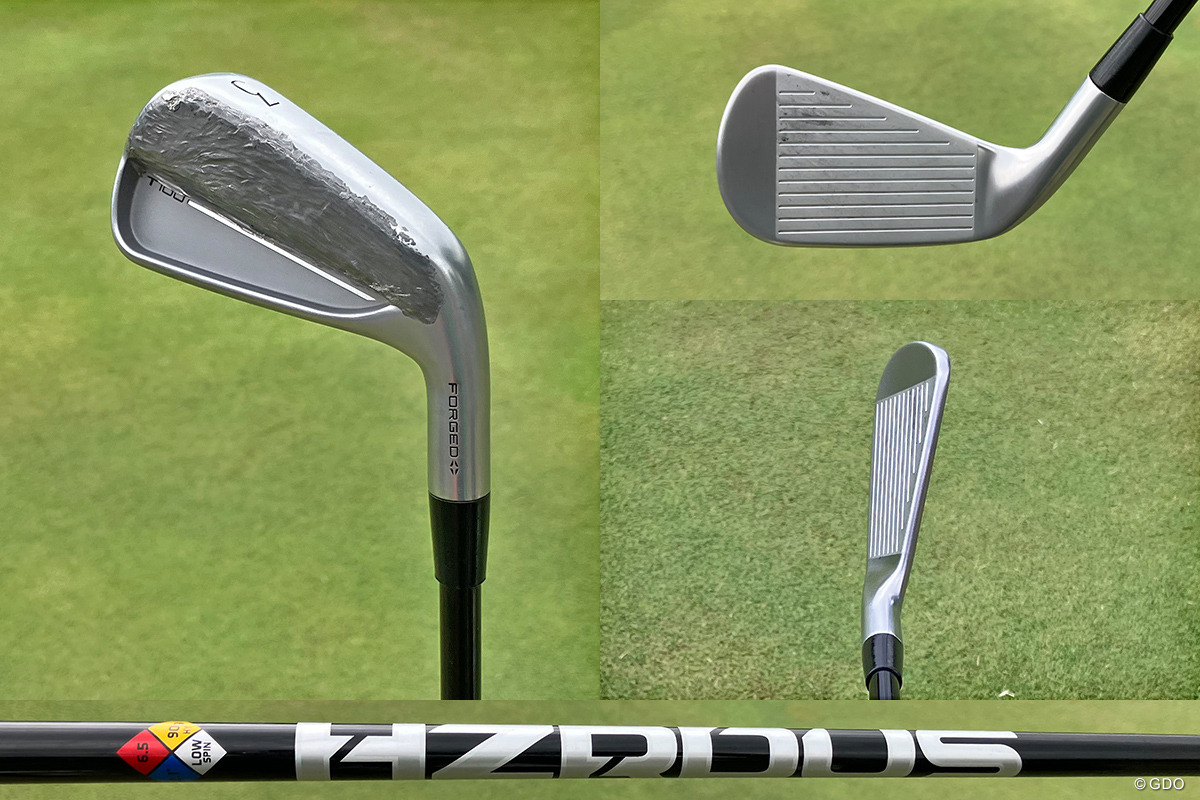 3番アイアンも鉛がべったり