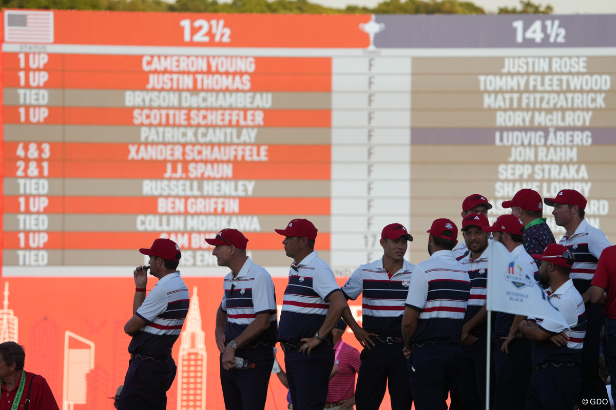 米国選抜も最後まで大会を盛り上げた 2025年 ライダーカップ 3日目 米国選抜