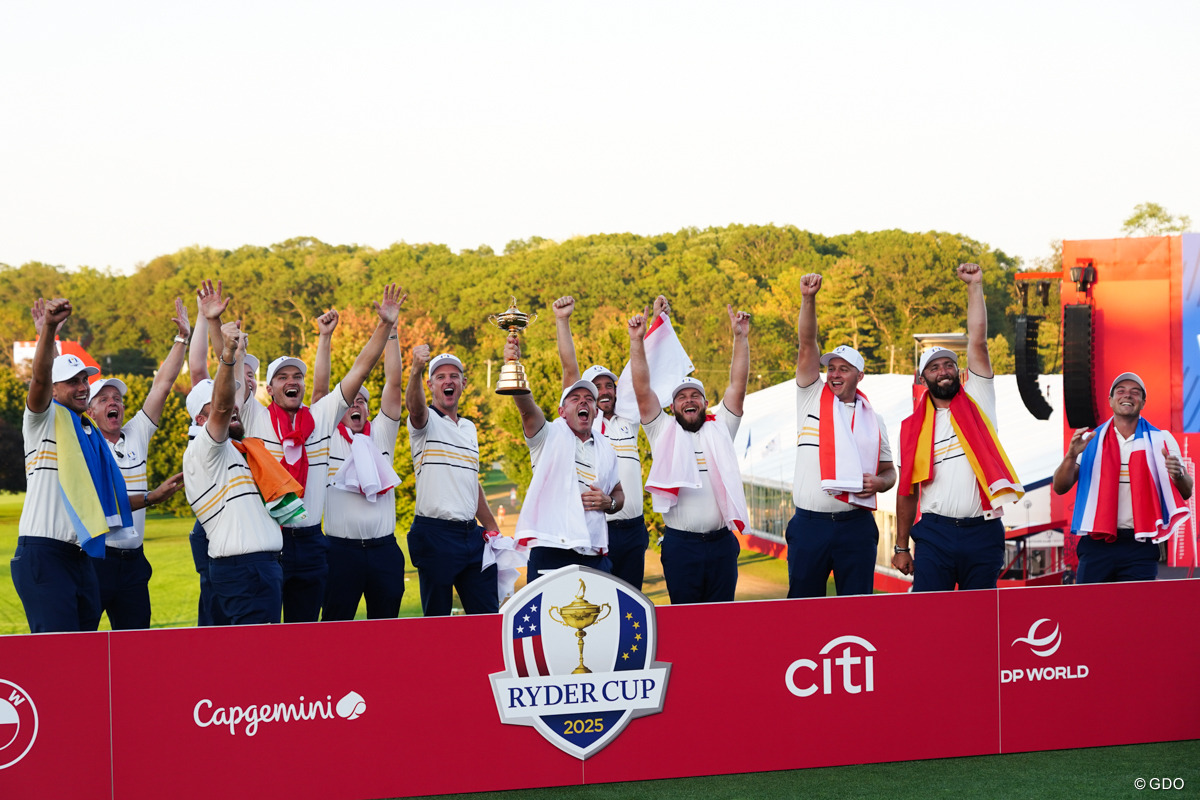 やったー！ 2025年 ライダーカップ 3日目 欧州選抜