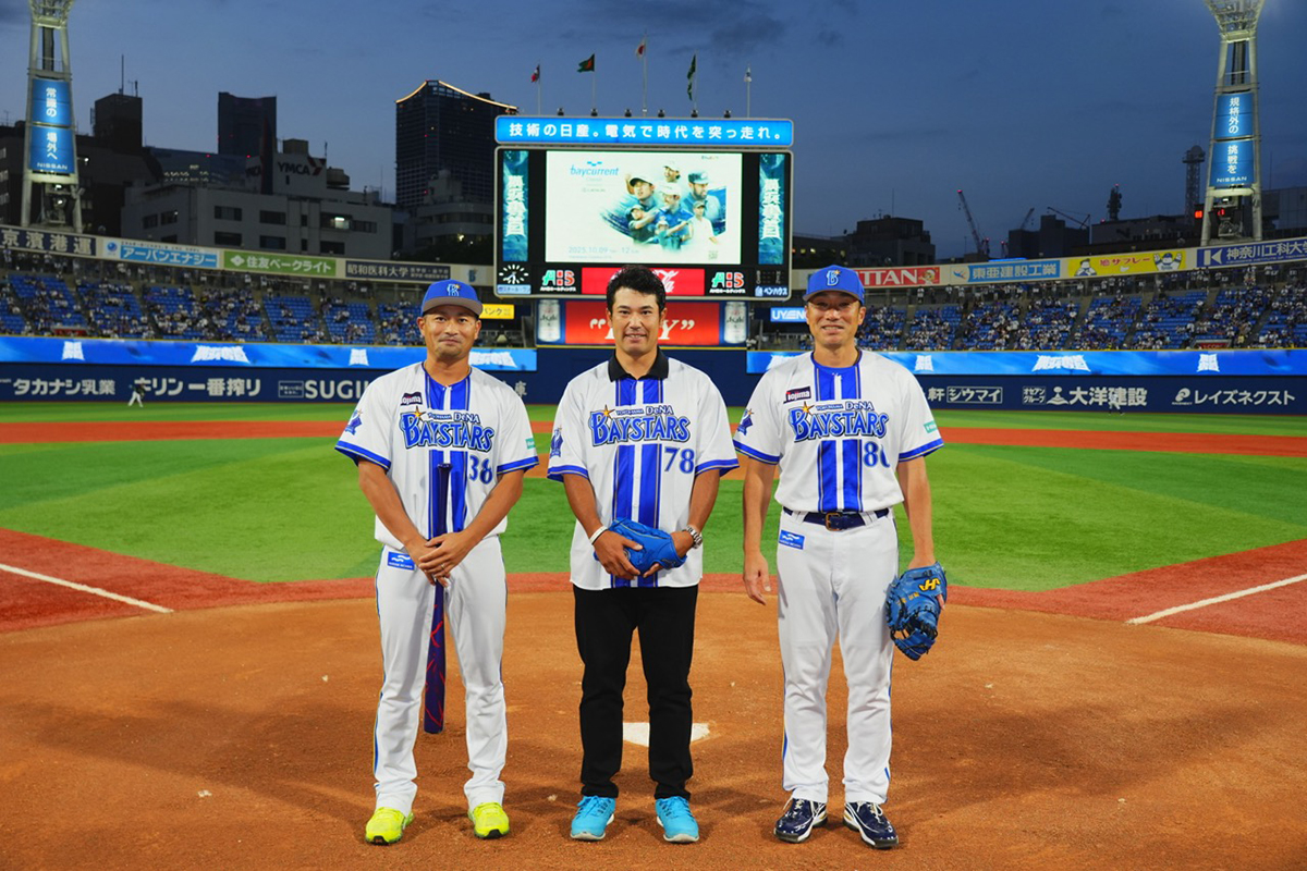 次週のベイカレントクラシックを横浜でPRした (C)YDB