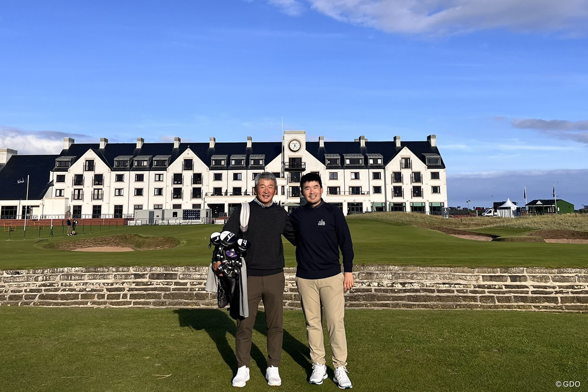 カーヌスティを回った日も晴天 2025年 アルフレッド・ダンヒルリンクス選手権 事前 川村昌弘