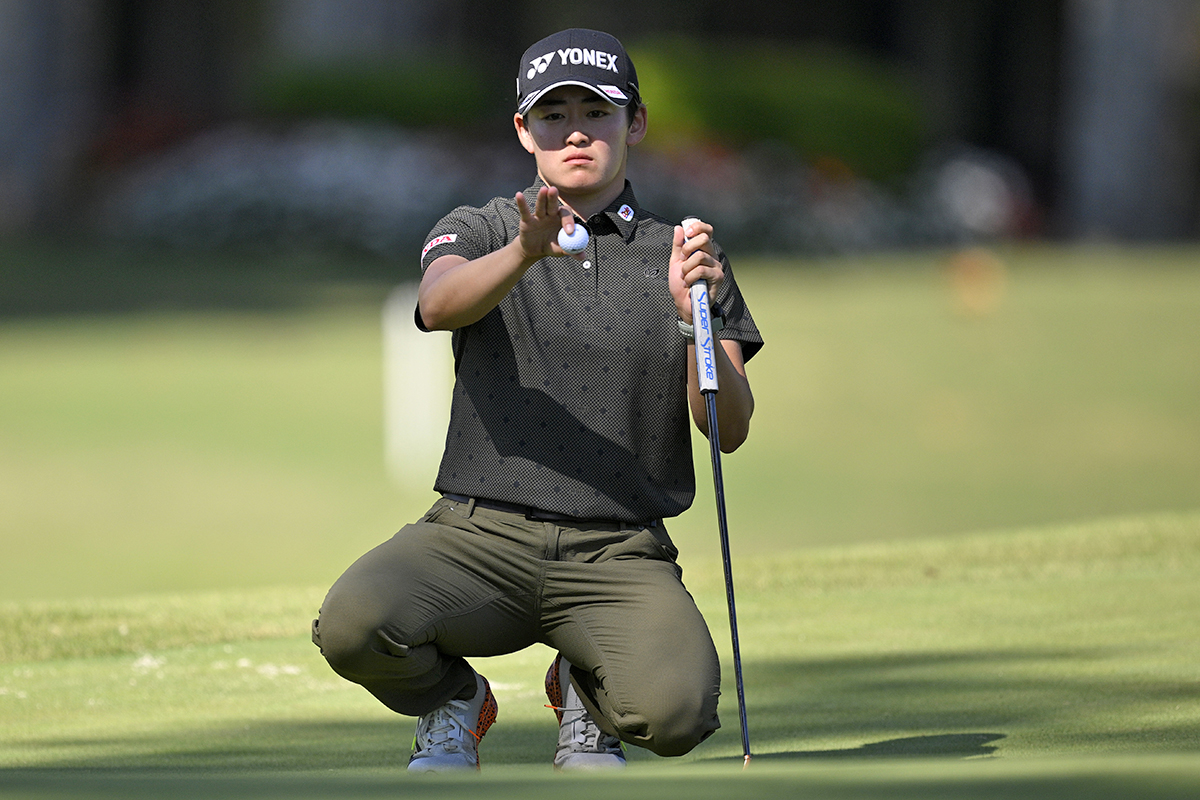 岩井明愛が初日8アンダー。絶好のスタートを切った(Orlando Ramirez/Getty Images)