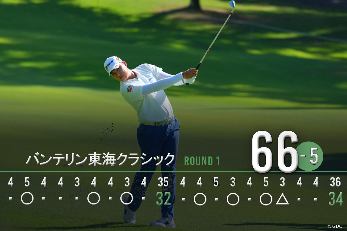 ツアー2勝目を目指す出水田大二郎