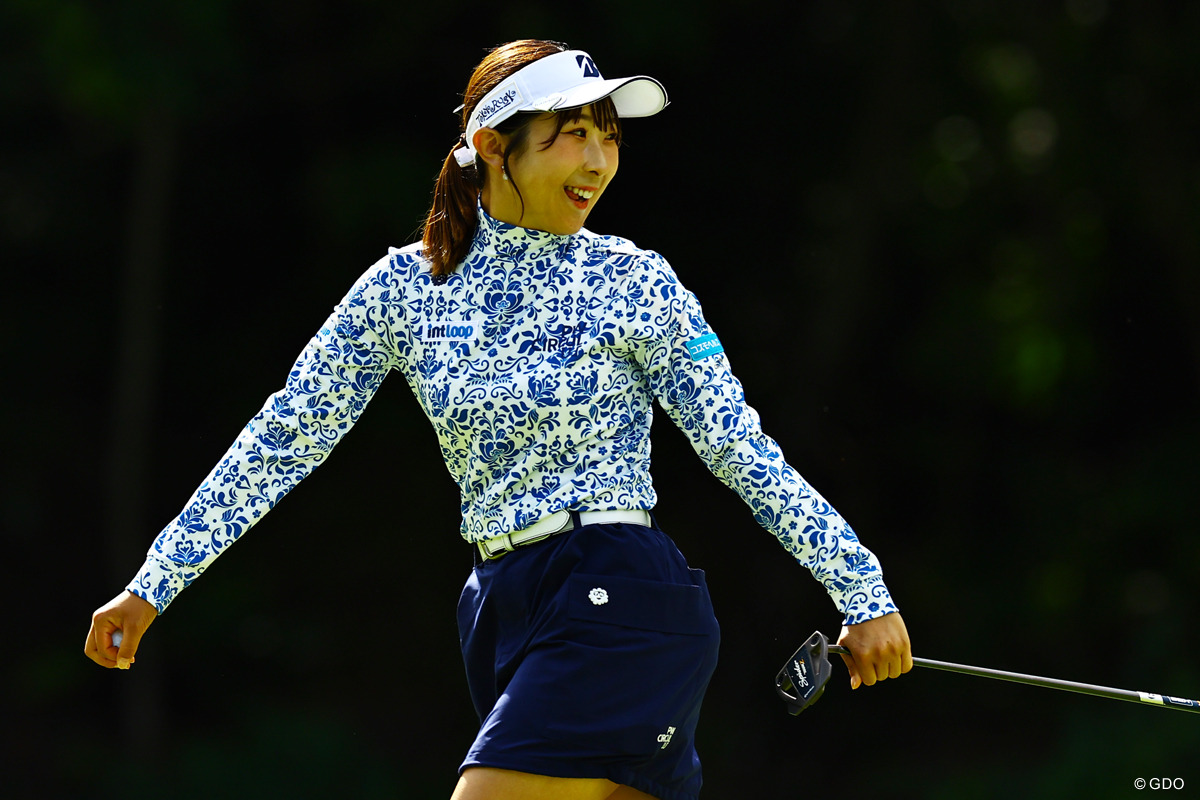 元気いっぱい 2025年 日本女子オープンゴルフ選手権 初日 永嶋花音