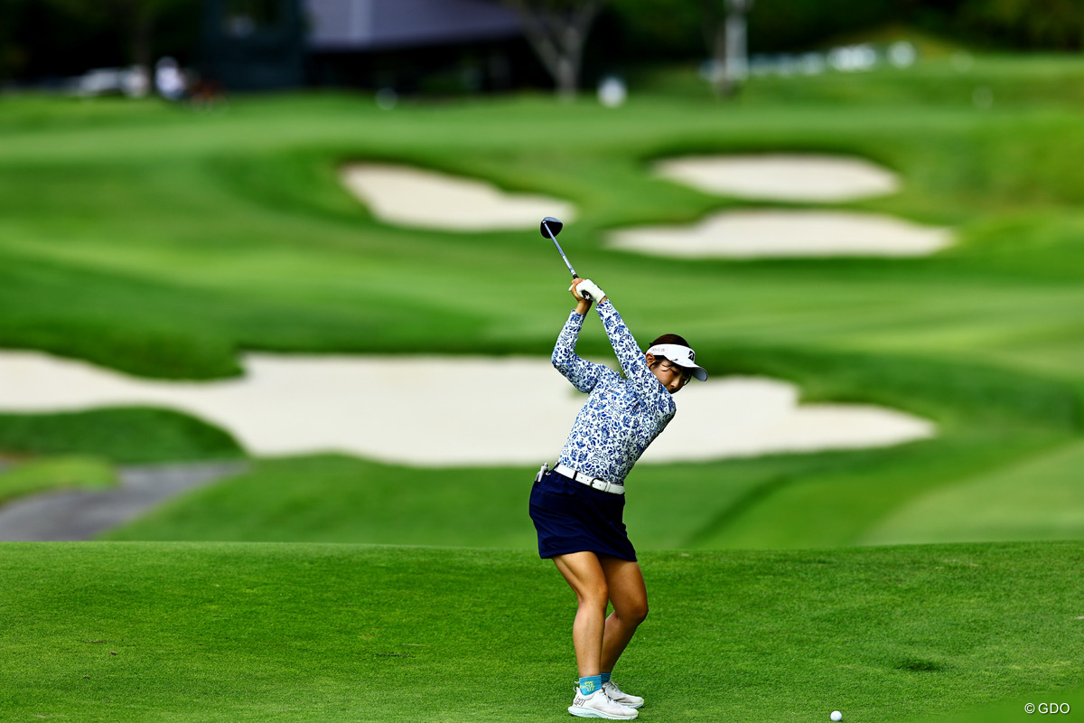 バンカー群 2025年 日本女子オープンゴルフ選手権 初日 永嶋花音