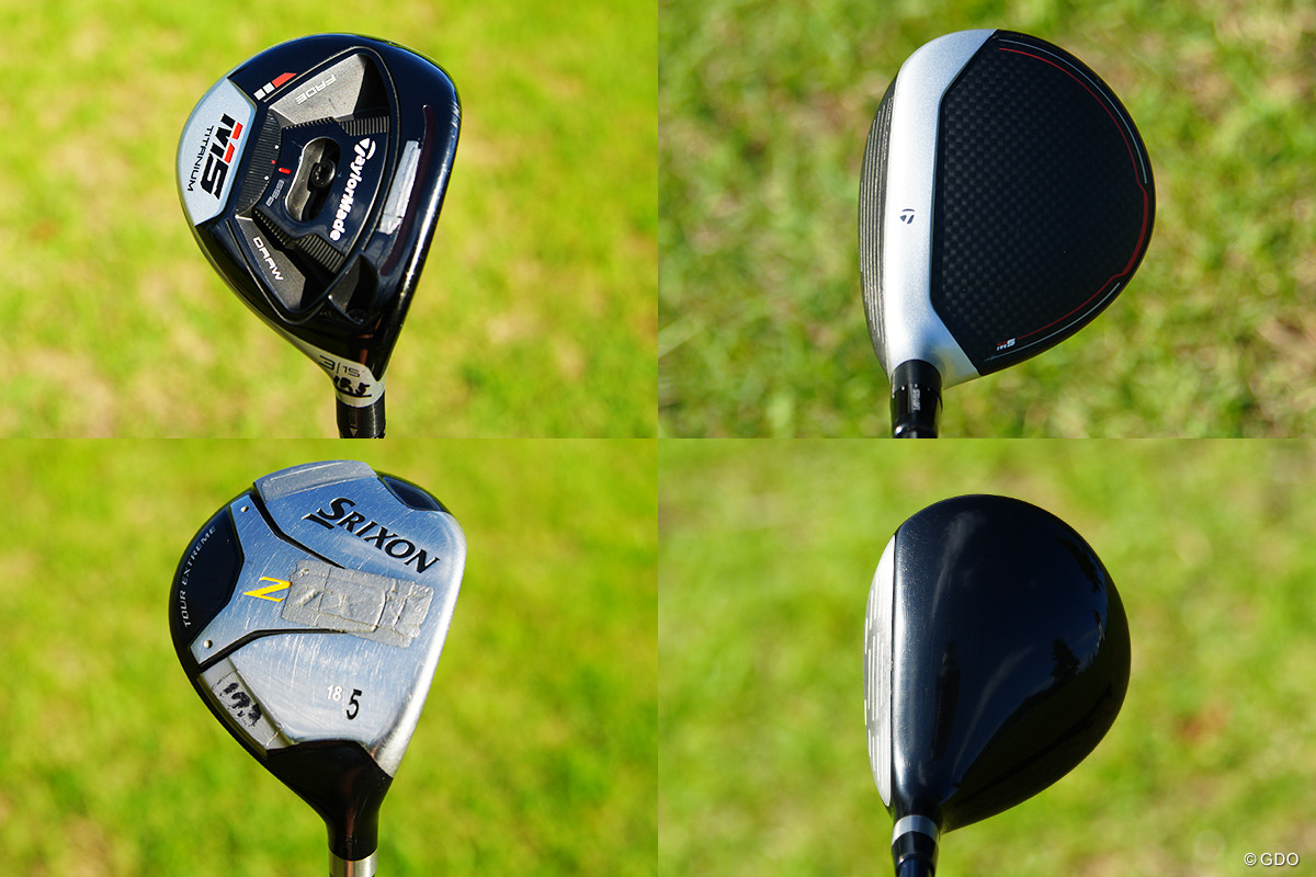 年季の入ったフェアウェイウッドたち