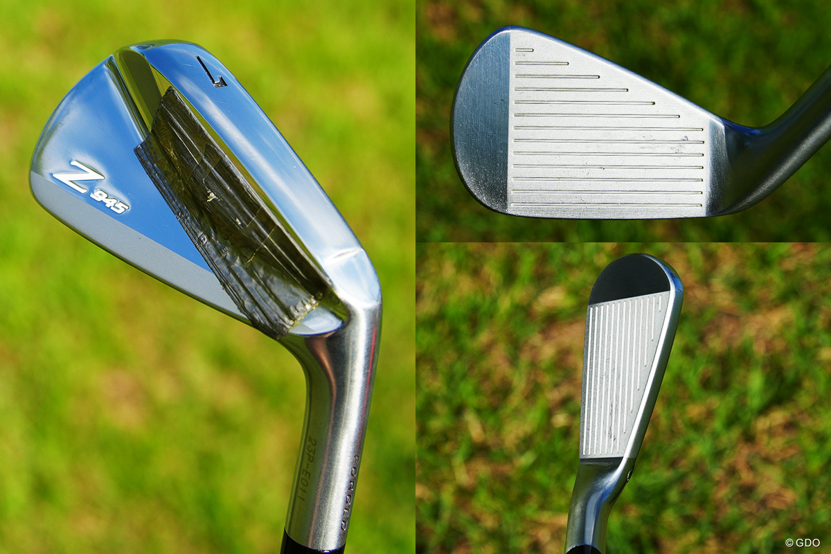 アイアンにも鉛はベッタリ