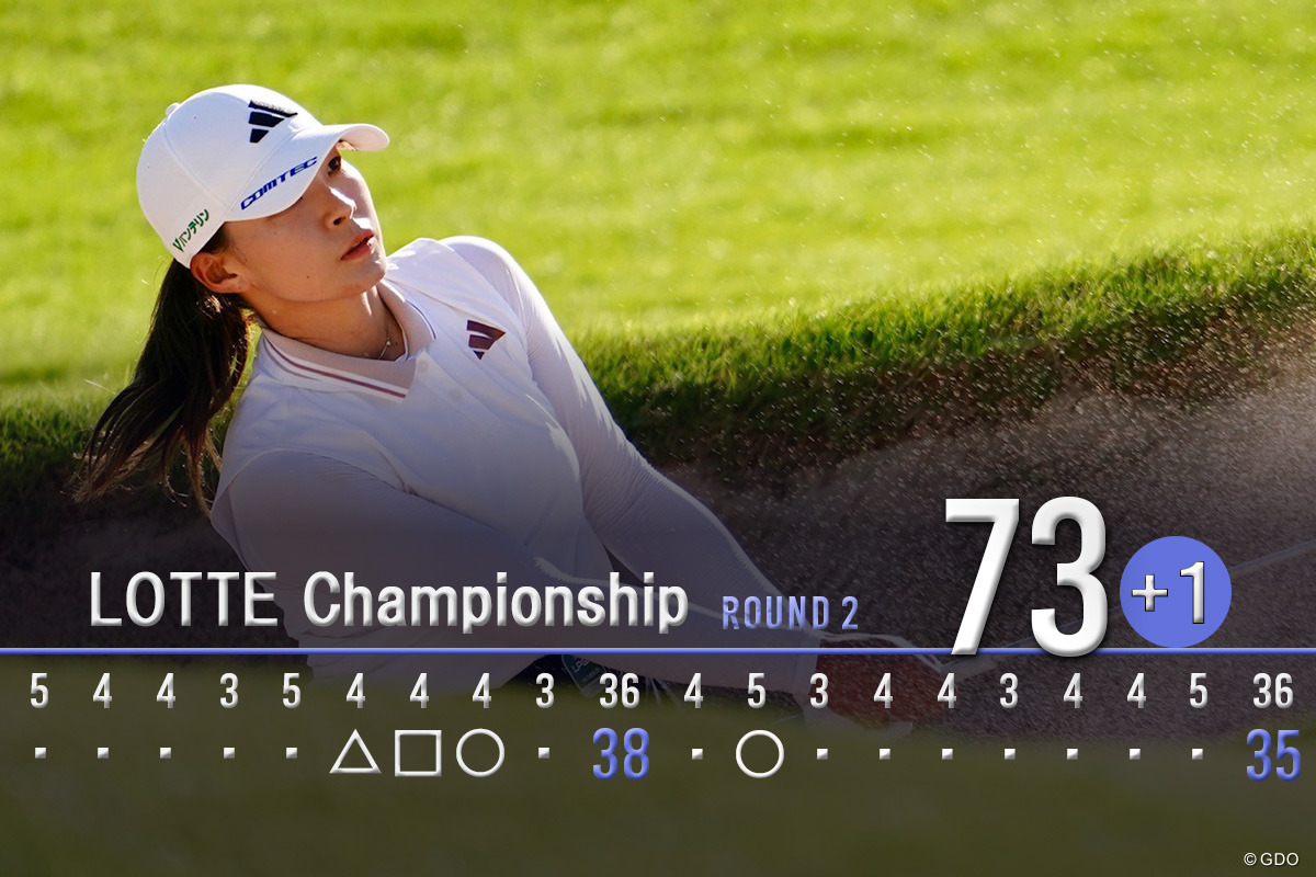 ボギー、ダブルボギー先行から巻き返したが...