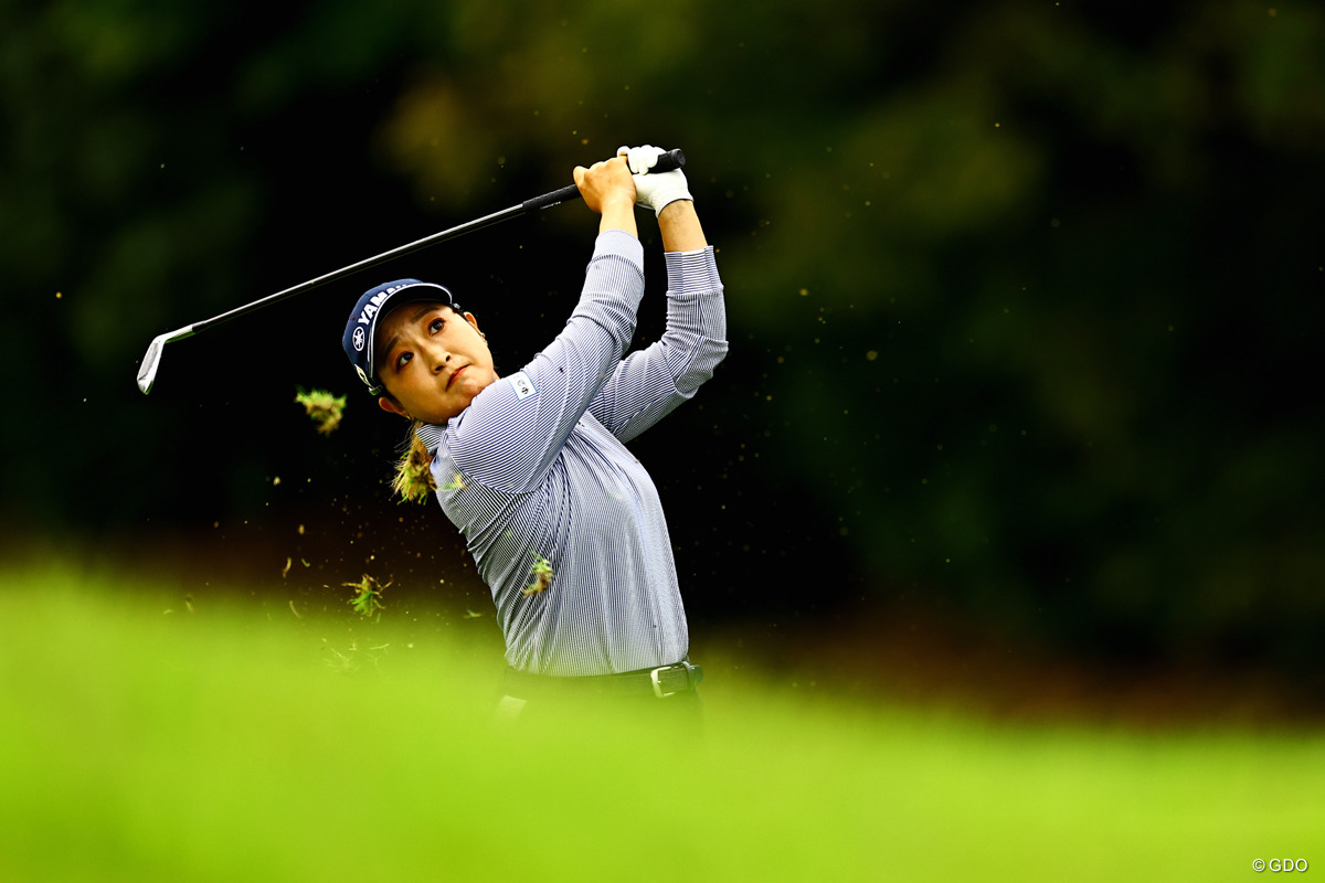 中盤の1ボギー1ダブルボギーにめげず「66」