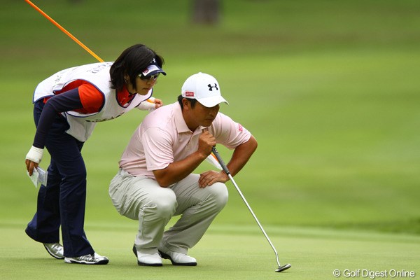 2011年 ダイヤモンドカップゴルフ 2日目 増田伸洋 今日は残念ながらスコアを伸ばせませんでした。首位とは6打差で