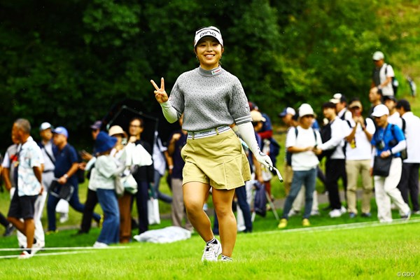 2025年 日本女子オープンゴルフ選手権 2日目 佐久間朱莉 朱莉ちゃんは今日も元気です