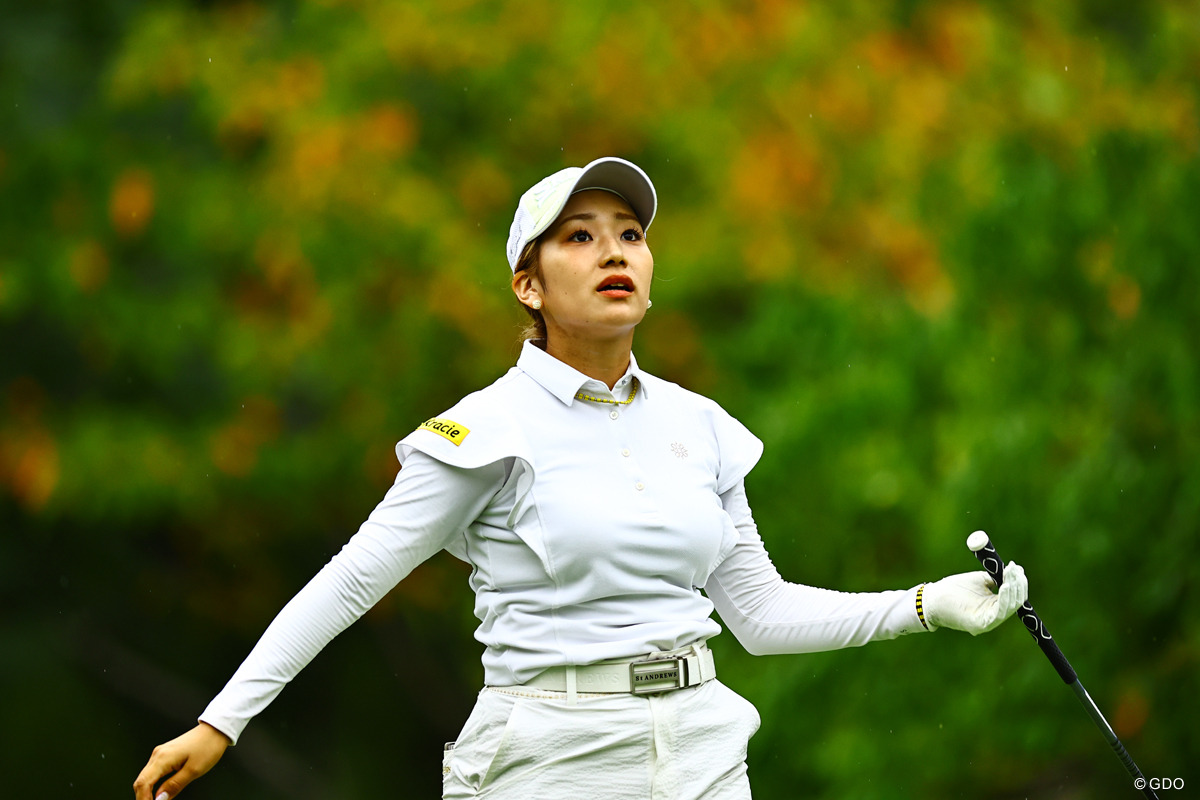 バックナインでスコアを落としてしまった 2025年 日本女子オープンゴルフ選手権 2日目 安田彩乃
