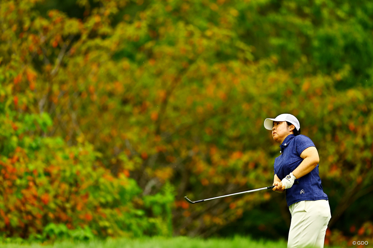 秋を感じる 2025年 日本女子オープンゴルフ選手権 2日目 不動裕理