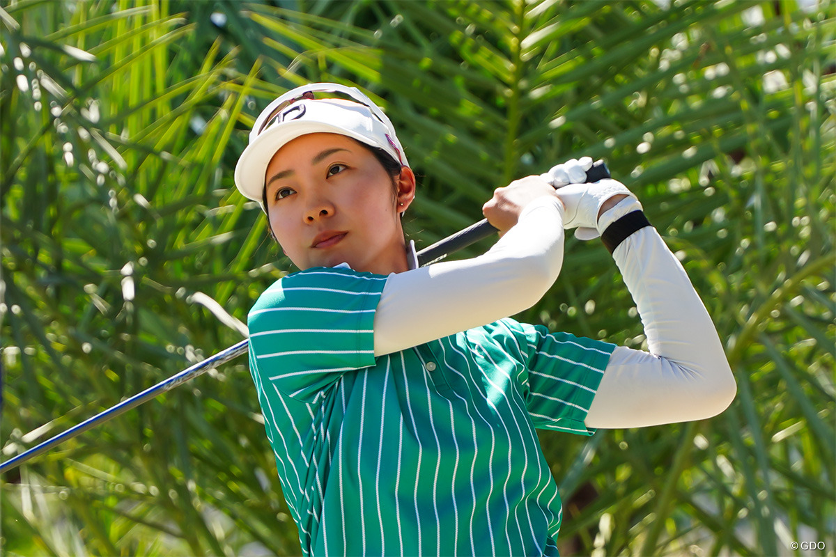 予選通過を目指してティオフした谷田侑里香