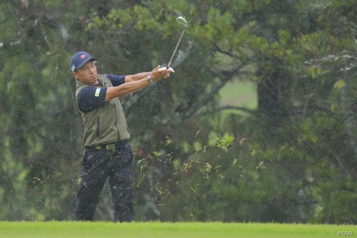 大雨でラフの難度も上昇。 2025年 バンテリン東海クラシック 3日目 内藤寛太郎