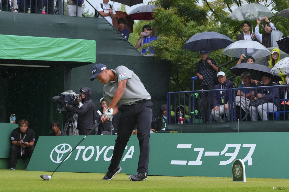 コレが352.4ydをたたき出したインパクトだ！ 2025年 バンテリン東海クラシック 3日目 松山茉生