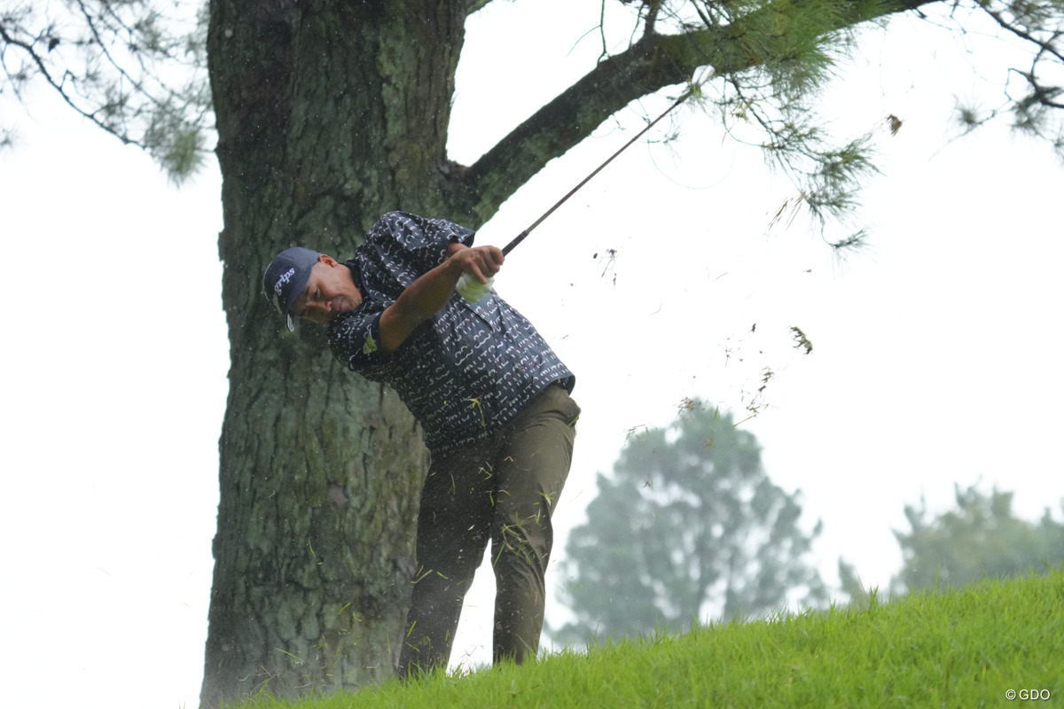 6番2nd、この状況から楽々バーディ！恐るべし。 2025年 バンテリン東海クラシック 3日目 小斉平優和
