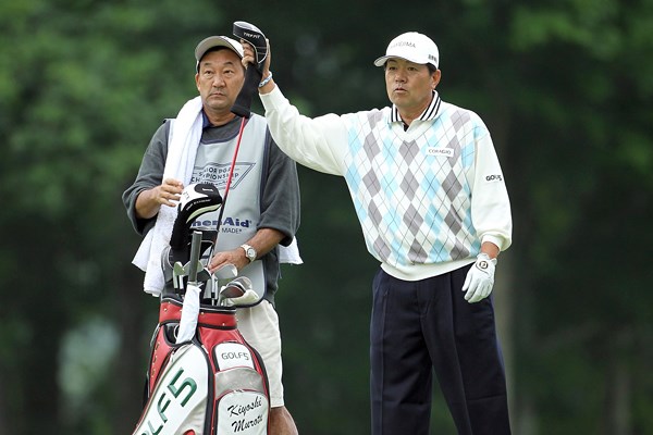 2位に4打差をつける独走態勢に入った室田淳。ビッグタイトル獲得なるか！？(Andy Lyons/Getty Images)