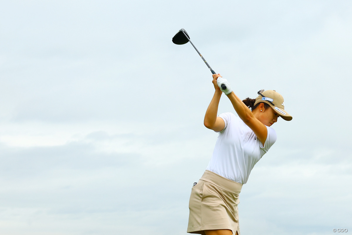 空へ 2025年 日本女子オープンゴルフ選手権 3日目 森田遥