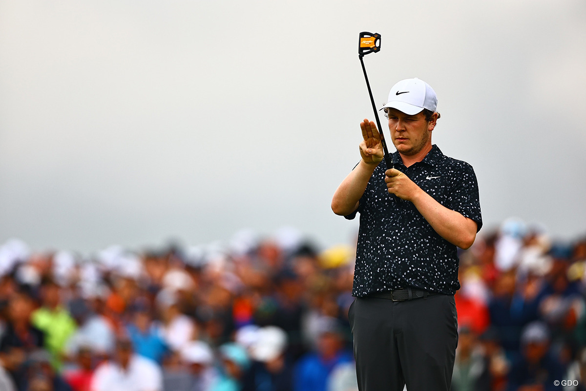 首位に立つ地元のマッキンタイア※撮影は2025年「全米オープン」