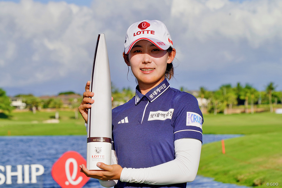 ハワイで米女子ツアー初優勝を遂げたファン・ユミン