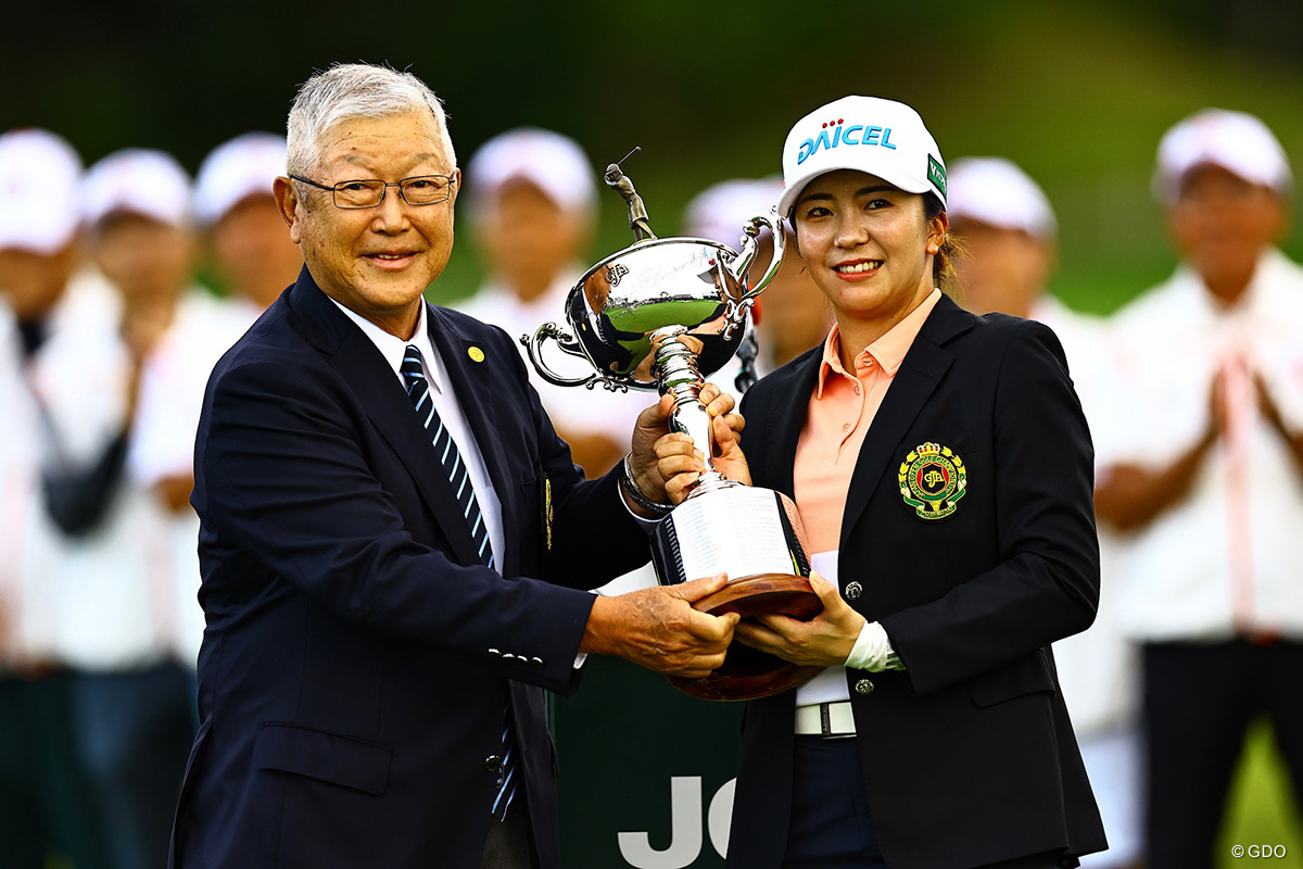 堀琴音が女子ゴルファー日本一のタイトルを手にした 2025年 日本女子オープンゴルフ選手権 最終日 堀琴音