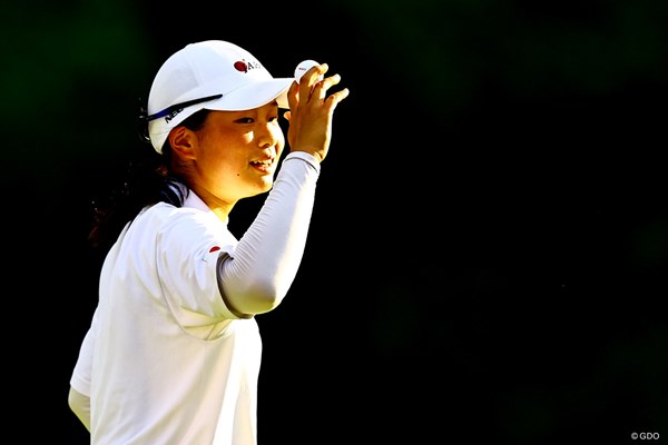 2025年 日本女子オープンゴルフ選手権 最終日 廣吉優梨菜 大会史上最年少優勝を逃し、3位でフィニッシュした廣吉優梨菜