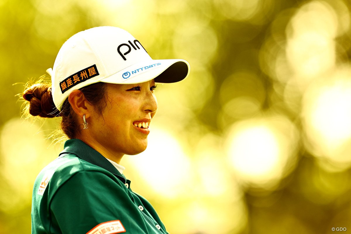 今季国内メジャー初トップ10を決めた佐久間朱莉