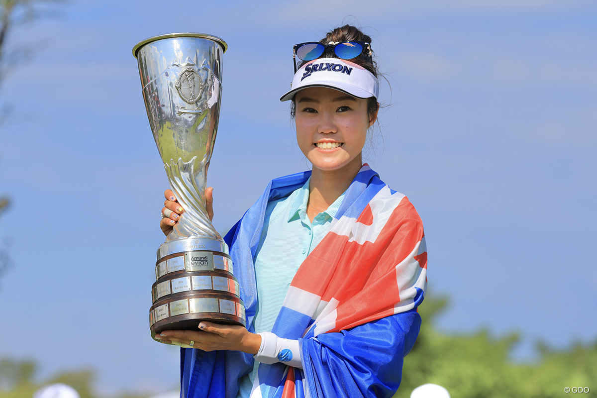 グレース・キムは今季メジャー「エビアン選手権」を制した