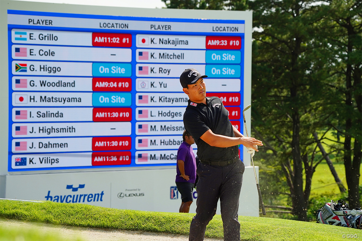 河本力は松山英樹らと同じフィールドの戦いに気合十分