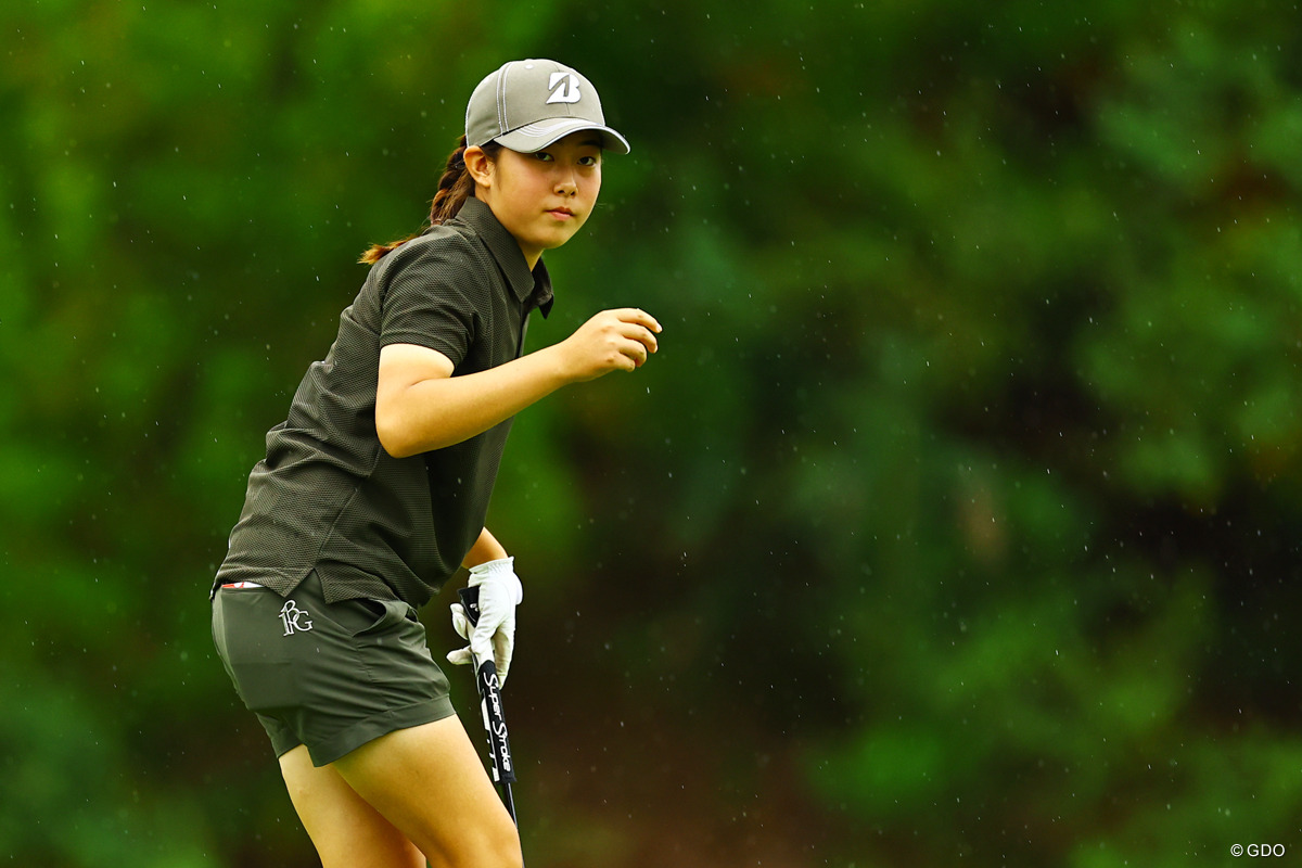 アマチュアの後藤あいが下部ツアーの4日間大会を好位置で折り返した※撮影は日本女子オープン