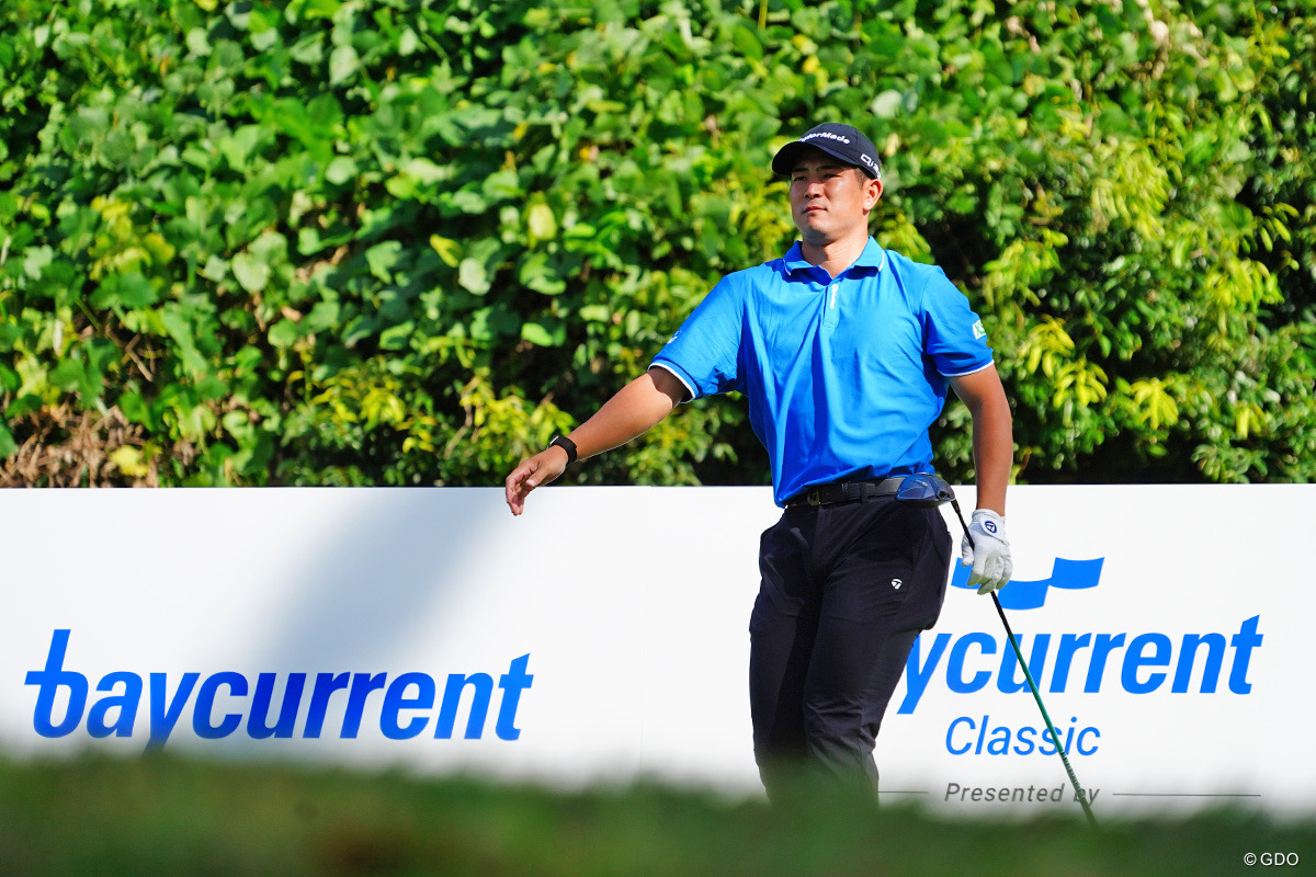 開幕前日は午前中からプロアマ戦で調整