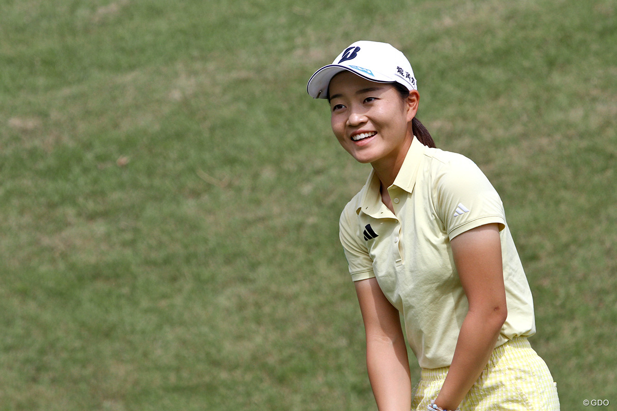 大会連覇がかかる佐藤心結。来週は米ツアー予選会に初挑戦する