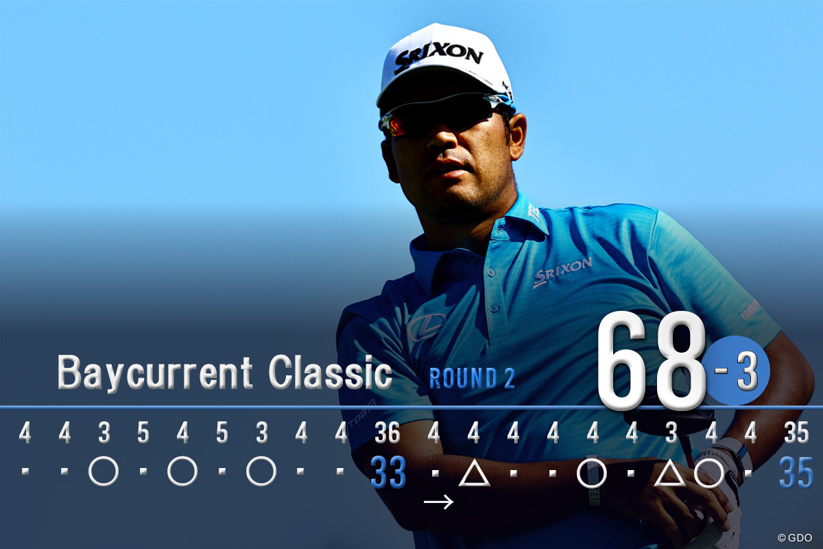 インスタートだった2日目。後半アウトでなんとか3バーディ