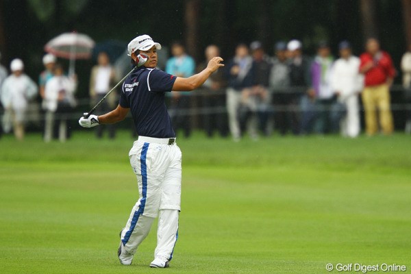 2011年 ダイヤモンドカップゴルフ 最終日 藤田寛之 藤田寛之はともに最終組でまわった小田孔明に1打差まで迫ったが、結局7位タイに