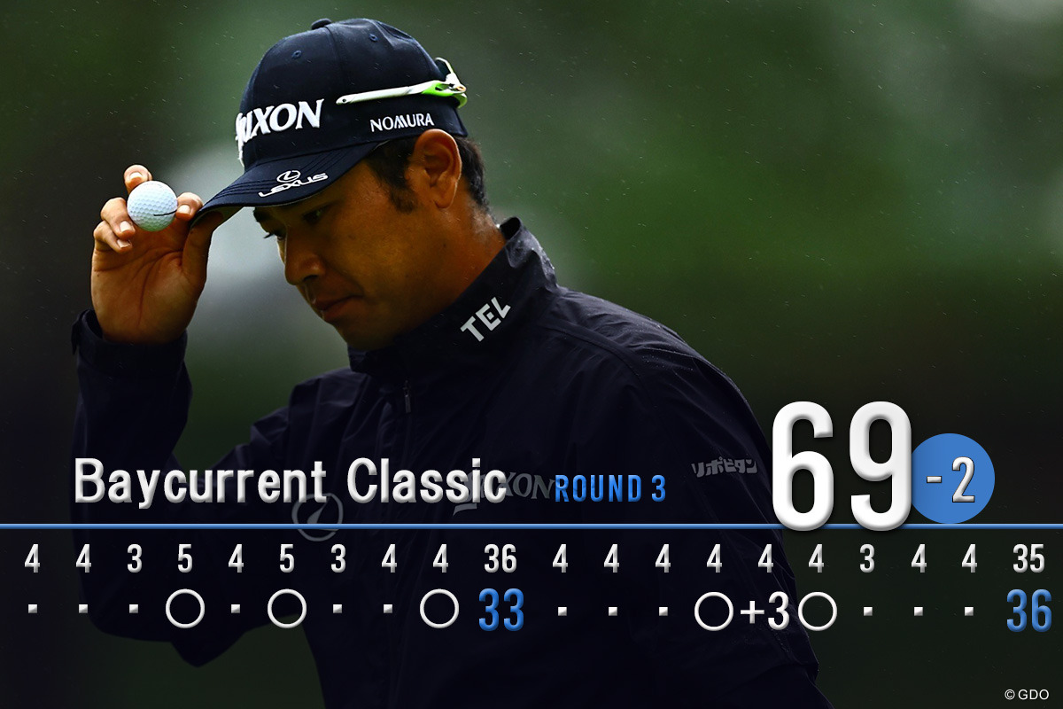 後半14番でトリプルボギー。1ホールが悔やまれる