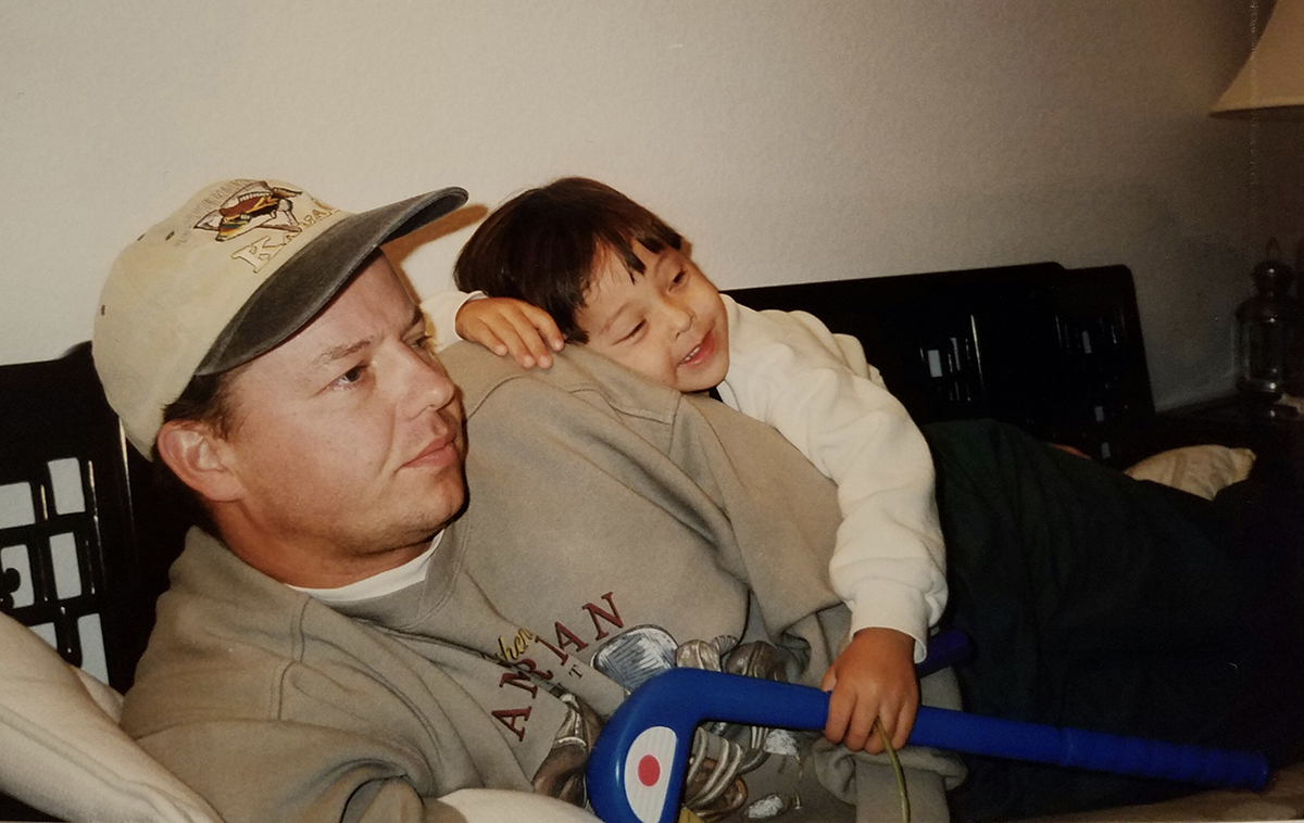 幼少時のシャウフェレ(提供:ザンダー・シャウフェレ Xander Schauffele)