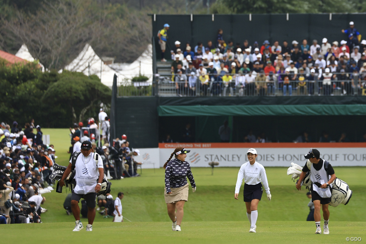 談笑 2025年 スタンレーレディスホンダゴルフトーナメント 最終日 小林光希 吉澤柚月