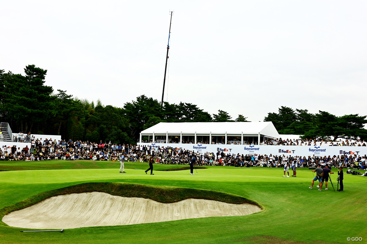 16番も観戦スポットに 2025年 ベイカレントクラシック Presented by レクサス 最終日 ザンダー・シャウフェレ
