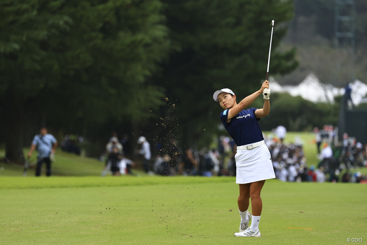 米ツアー予選会に向けて意気込みを述べた佐藤心結