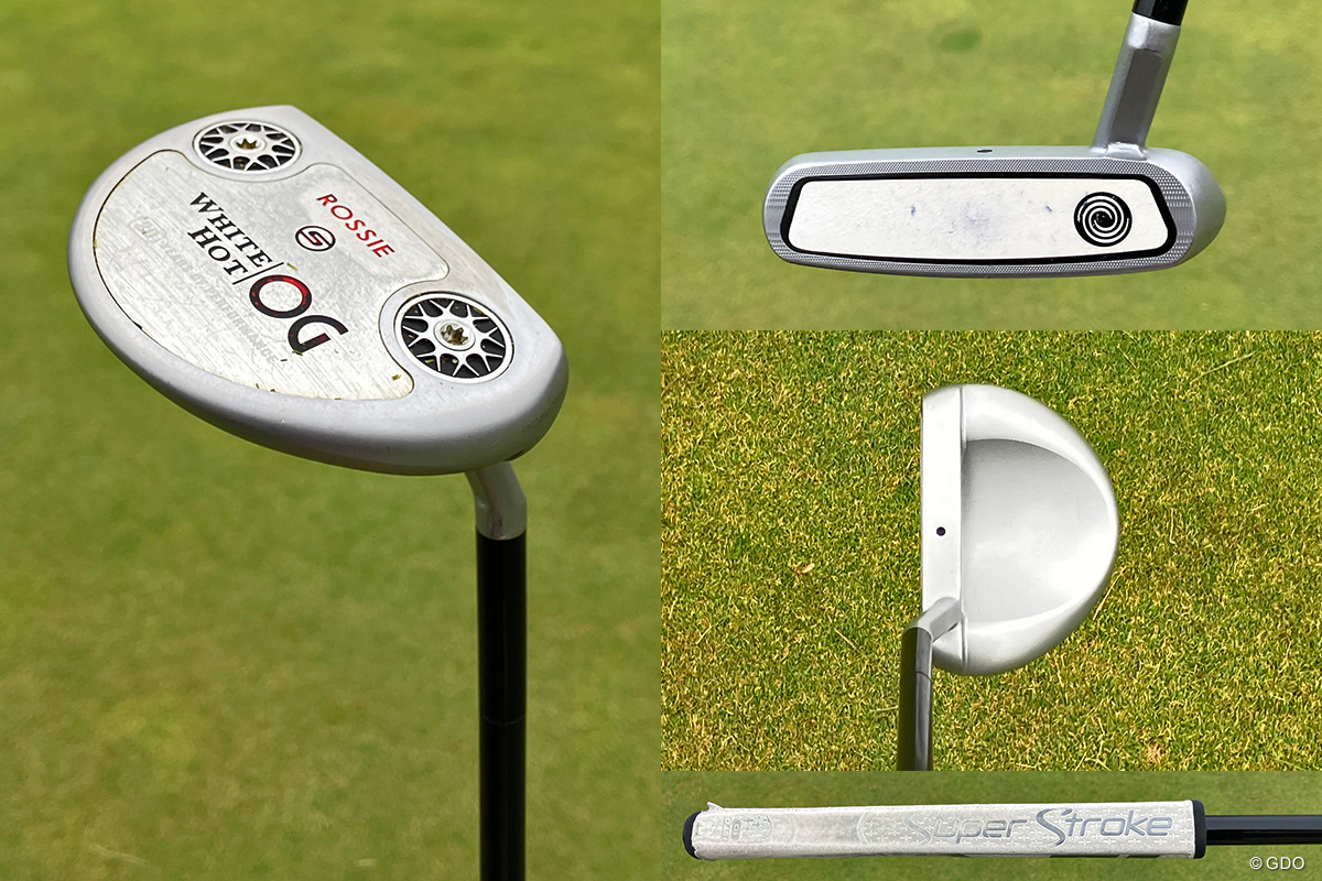 グリーン状況に応じてロフト角0.5度違いのパターを使用する