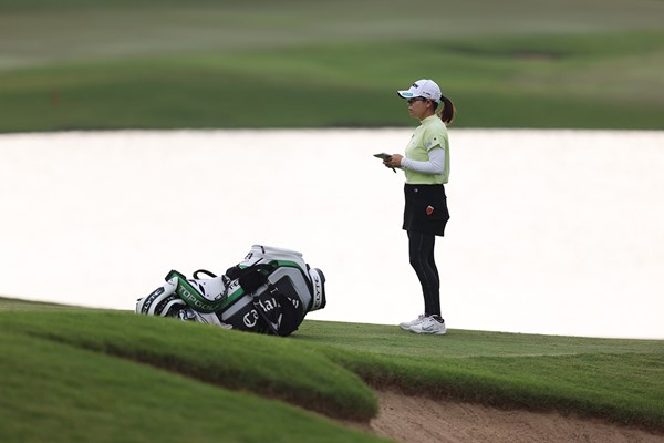 2025年 ビュイックLPGA上海 最終日 勝みなみ 結構いいゴルフをしていたんですが…（Hu Chengwei/Getty Images）