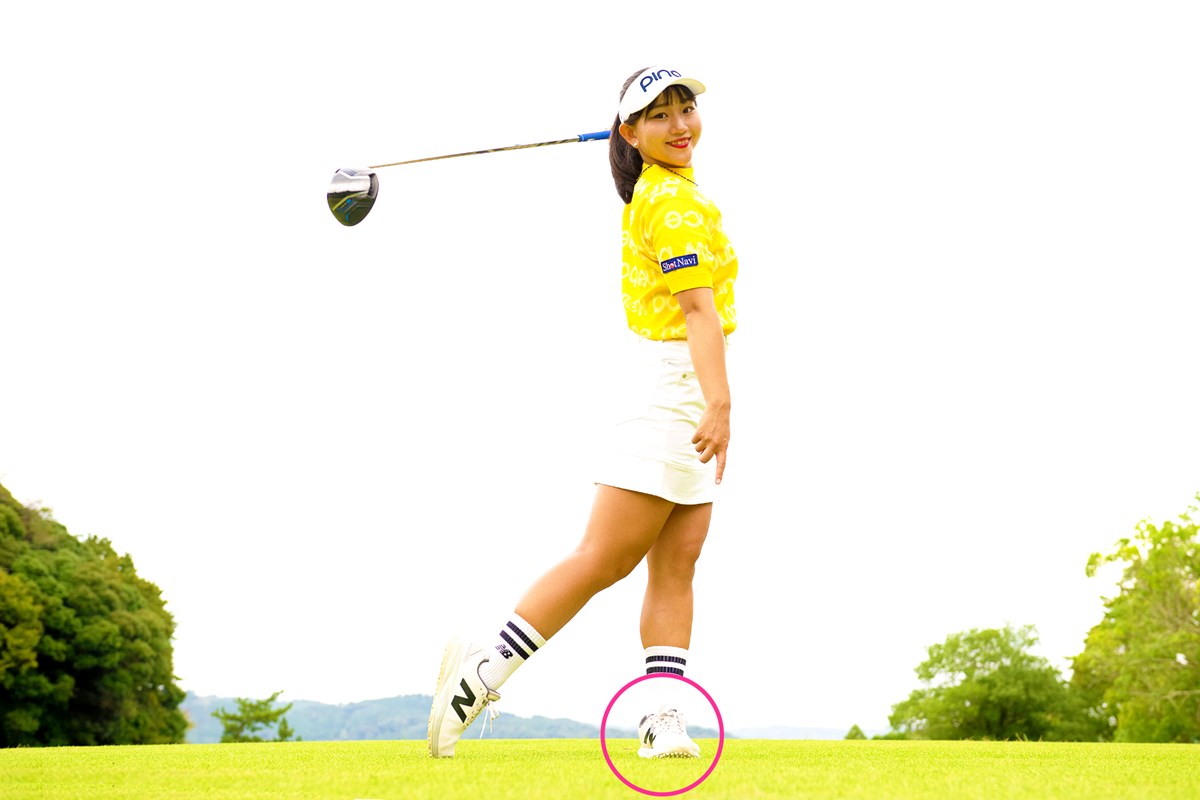 HS50m/sを生む素振りの最適解 ドラコン女王が教える「イチ、ニー、バーン！」鈴木真緒