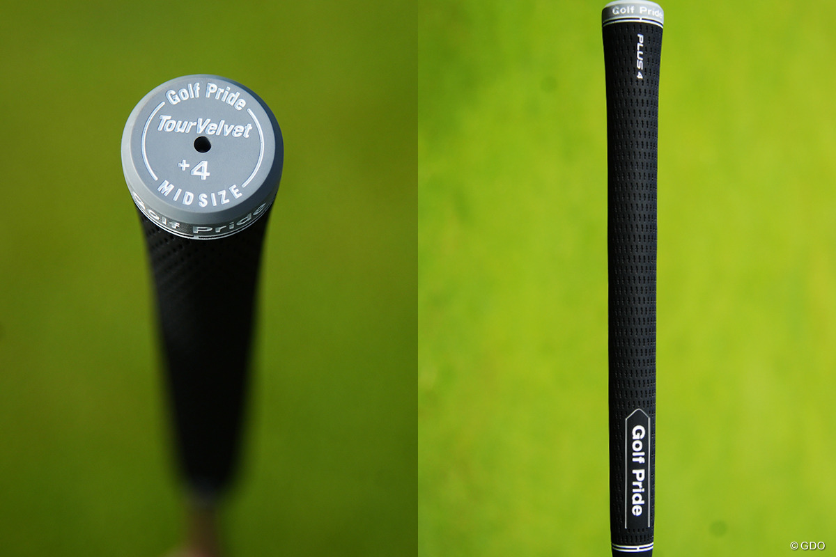 パターグリップを丸に