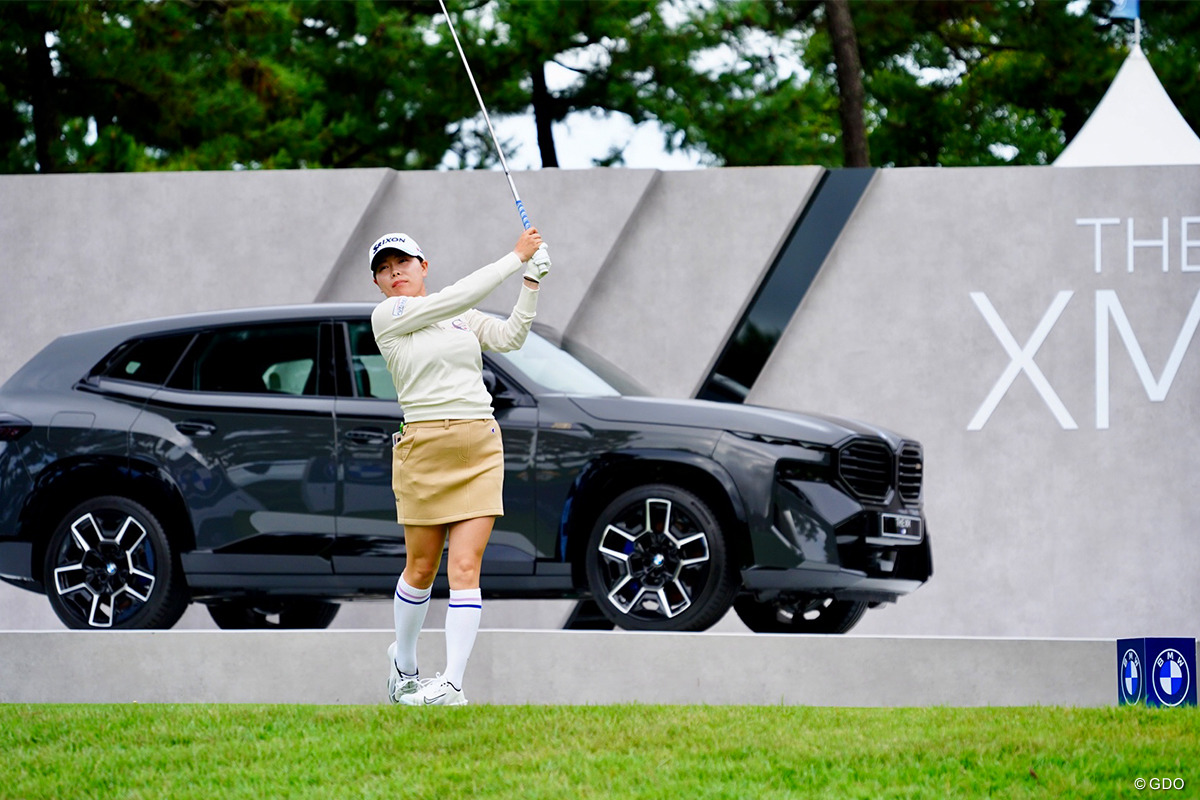 勝みなみは1アンダーで後半へ折り返した